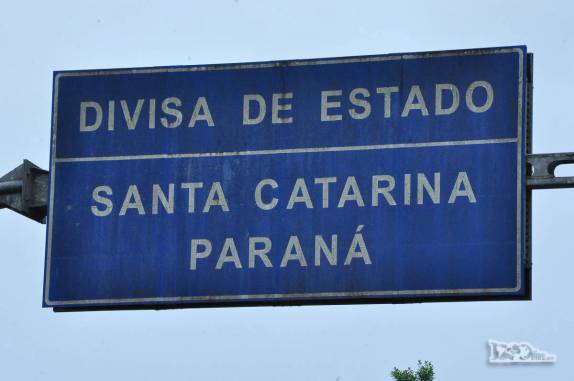 Nossa última fronteira nesses 1000dias, na viagem entre Joinville (SC) e Guaratuba (PR)